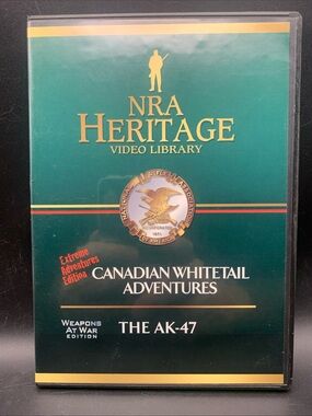 New Old Stock DVD NRA Heritage Canadian Whitetail Adventures & The AK-47